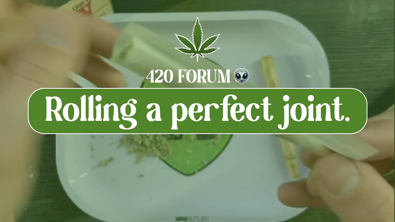 Rolling a perfect joint. (ft. lemonheadz)