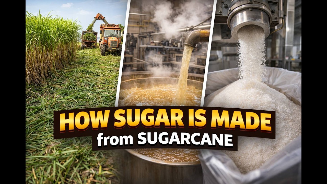 The Sugar MAKING Process from Farm to Factory
