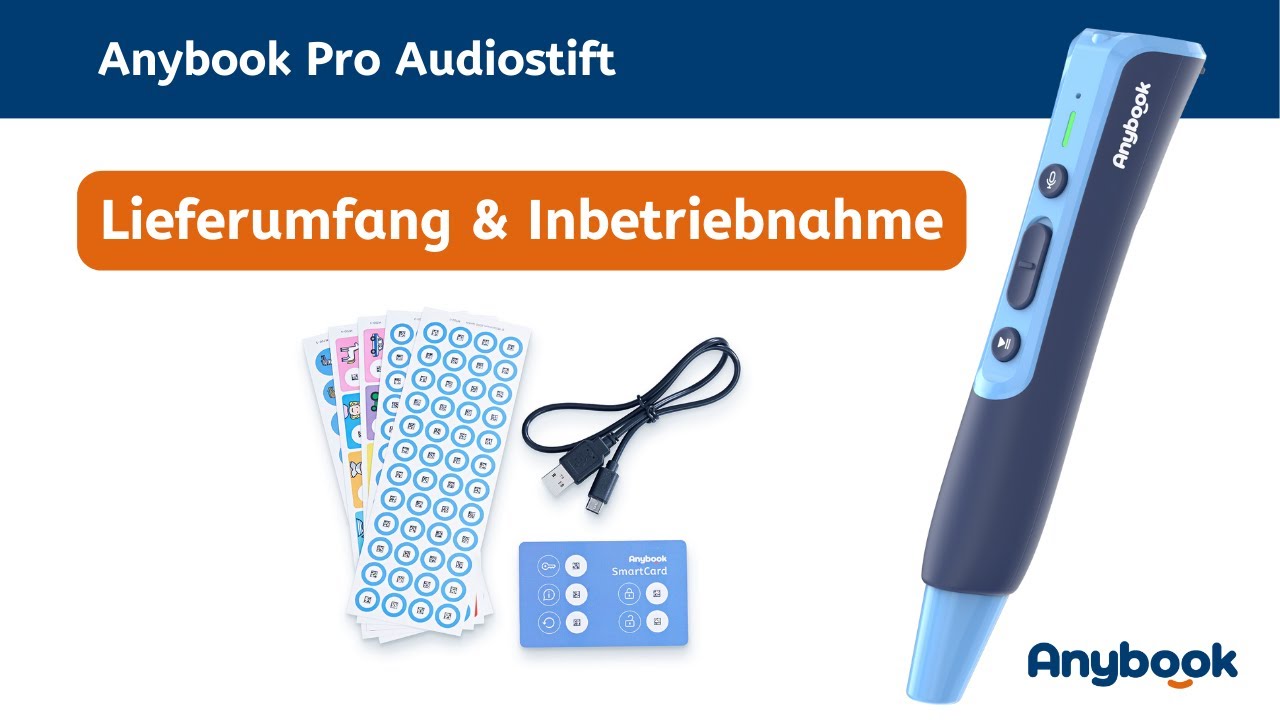 Anybook Pro: Lieferumfang & Inbetriebnahme  | Tutorial