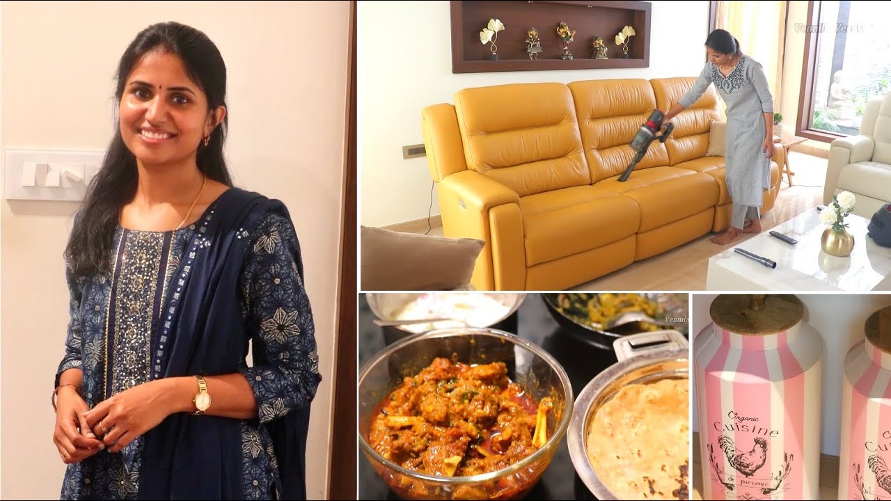 கொஞ்சோ புதுசா வித்தியாசமா…😄| Two Full Day Vlog | Dinner Menu | Cleaning day| Vennila Veedu Vlogs