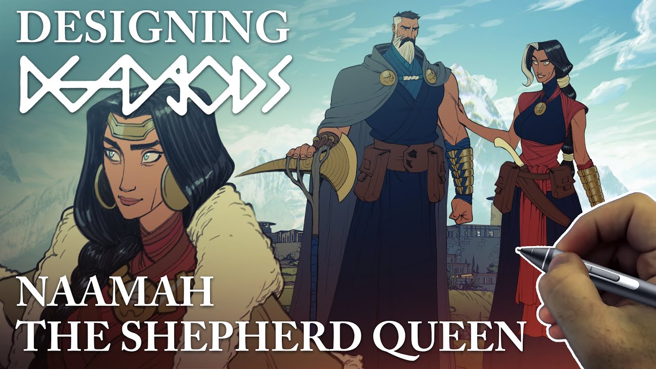 Designing DEAD gODS - Naamah the Shepherd Queen