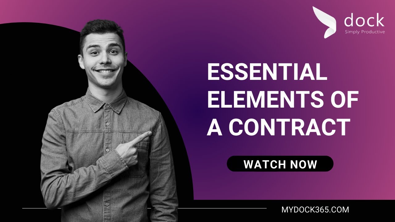 Essential Elements of a Contract