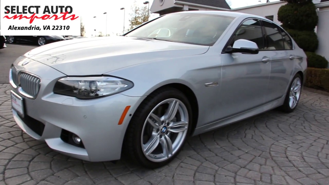 2015 BMW 550i xDrive M Sport PKG Glacier Silver Select Auto Imports in Alexandria, VA #19267
