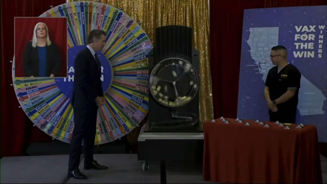 California spins the wheel in vax prize drawing