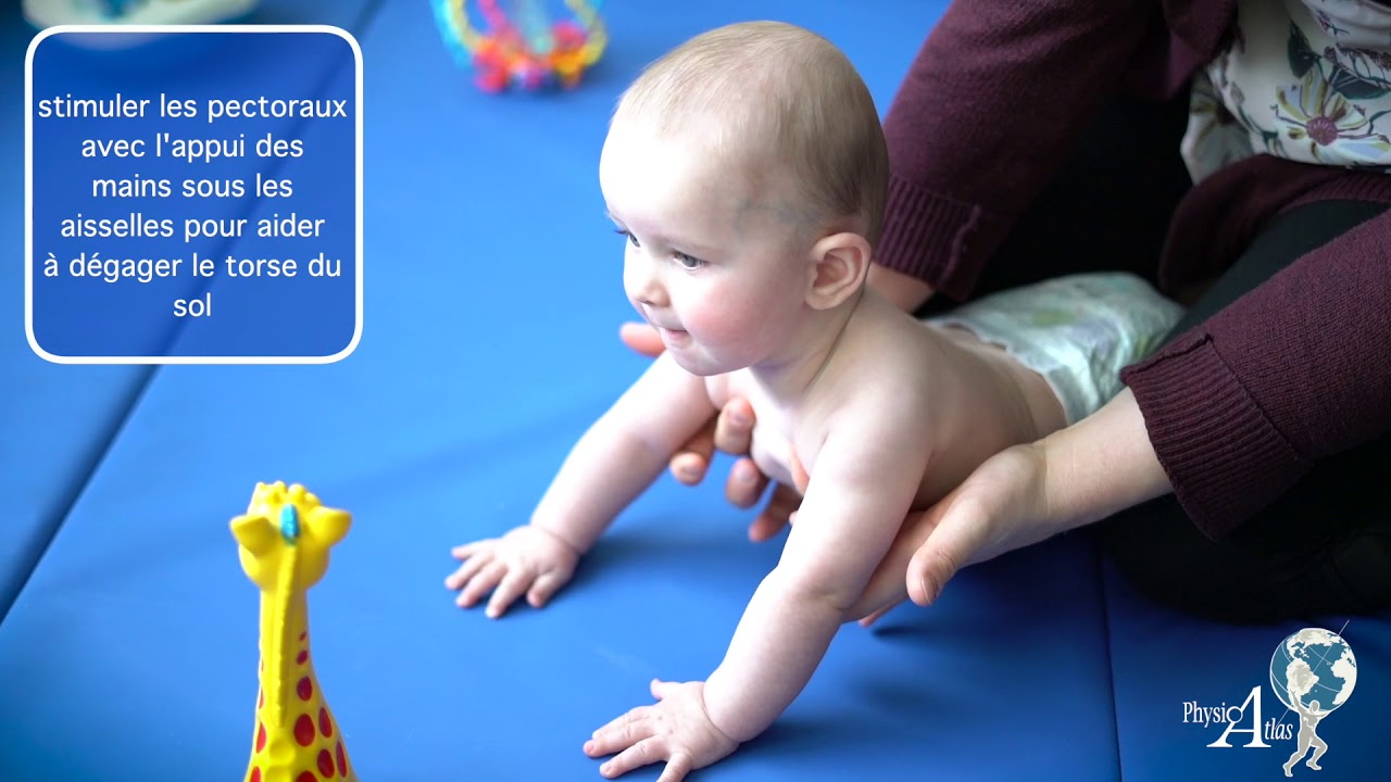 Exercice de réadaptation : Pédiatrie (Renforcement/«tummy time» au sol)