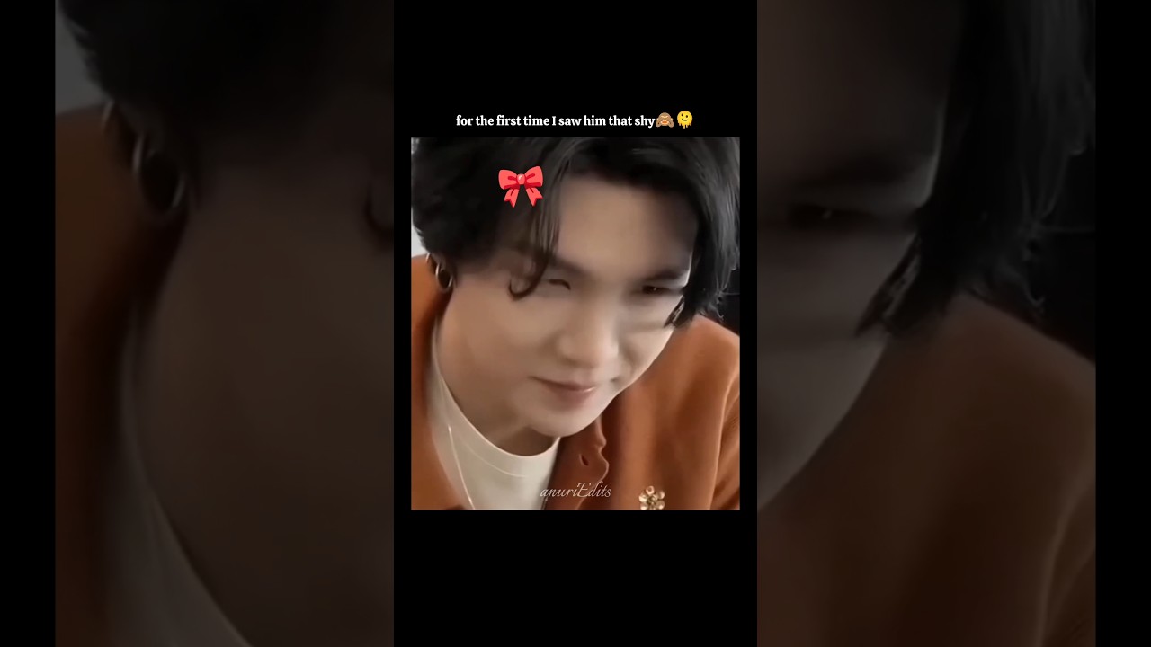 aww my billu also get shy how strange☺️🎀#bts#suga#yoongi#minyoongi#fyp#shortfeed#feedshorts#trending