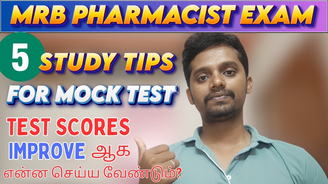 MRB PHARMACIST EXAM PREPARATION TIPS (for MOCK TEST)