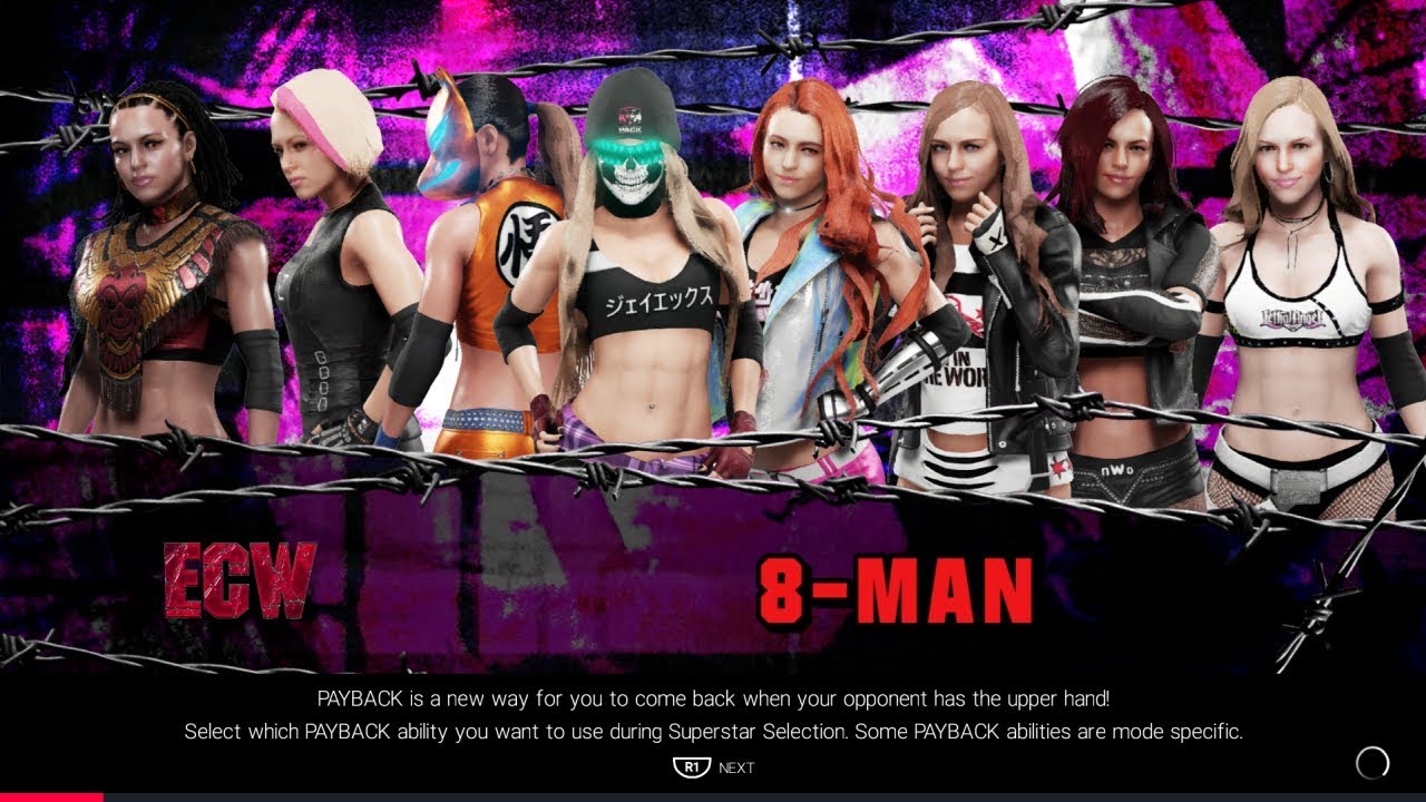 8 Original WWE2k19 Female CAWs | PS4 Community Creations