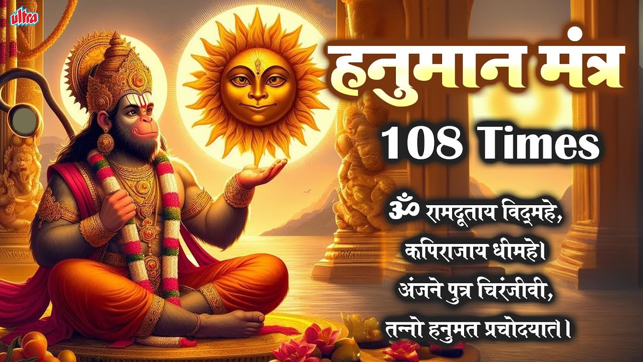 ॐ रामदूताय विद्महे कपि राज्य धीमहि | Powerful Hanuman Mantra | Om Ramdutay Vidmahe KapiRajay Dhimahi