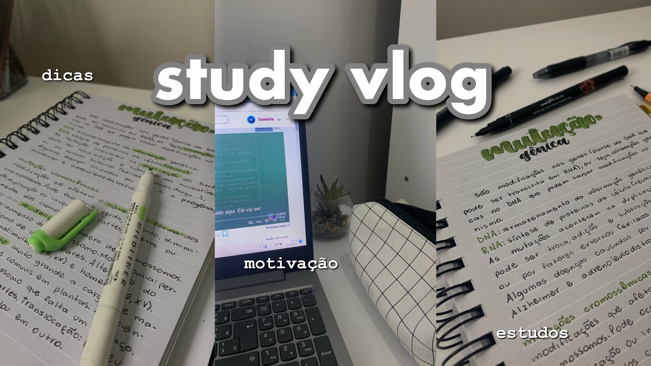 STUDY VLOG para se motivar | Rotina, provas e dicas
