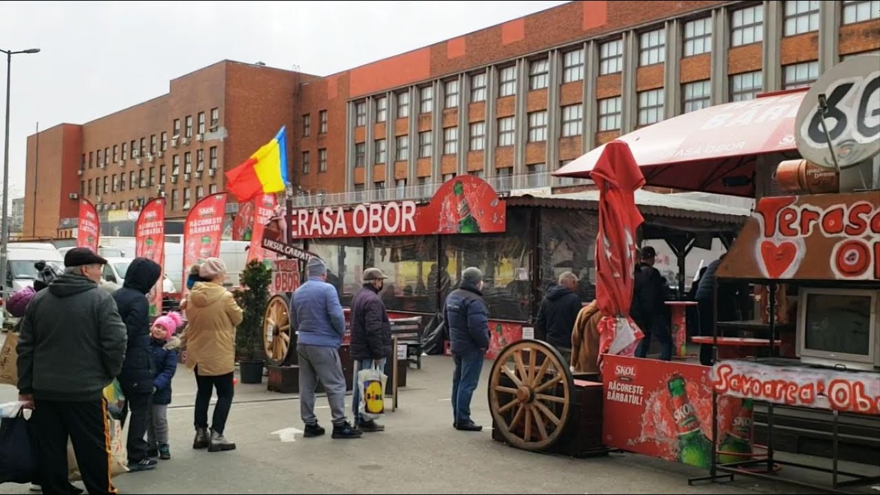 Obor Market (PIAȚA OBOR), best FOOD market in Bucharest, Romania