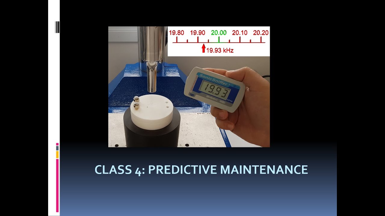 Class 4 - Maintenance: Predictive maintenance and Monitoring