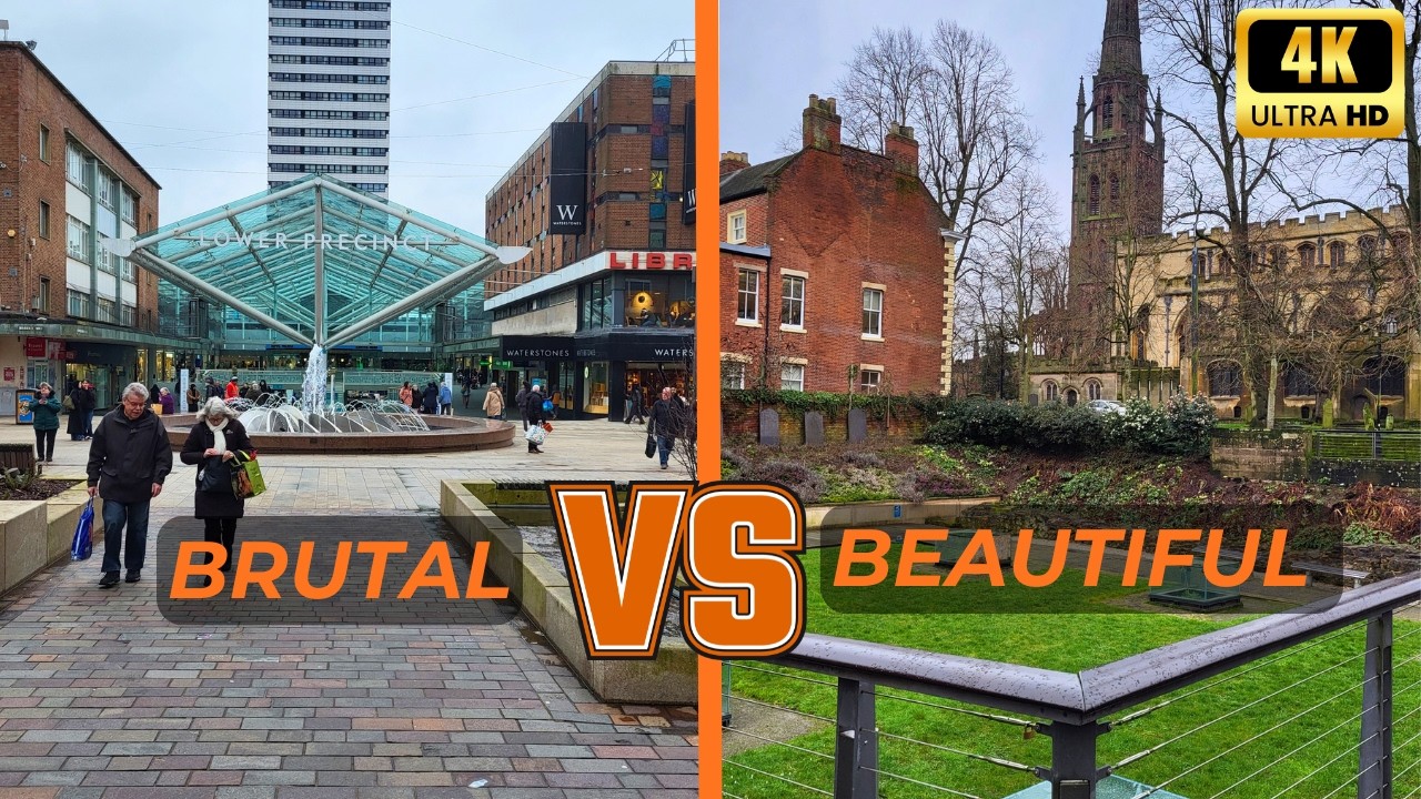 Coventry: Concrete Jungle or Medieval Gem? (4K Walk)