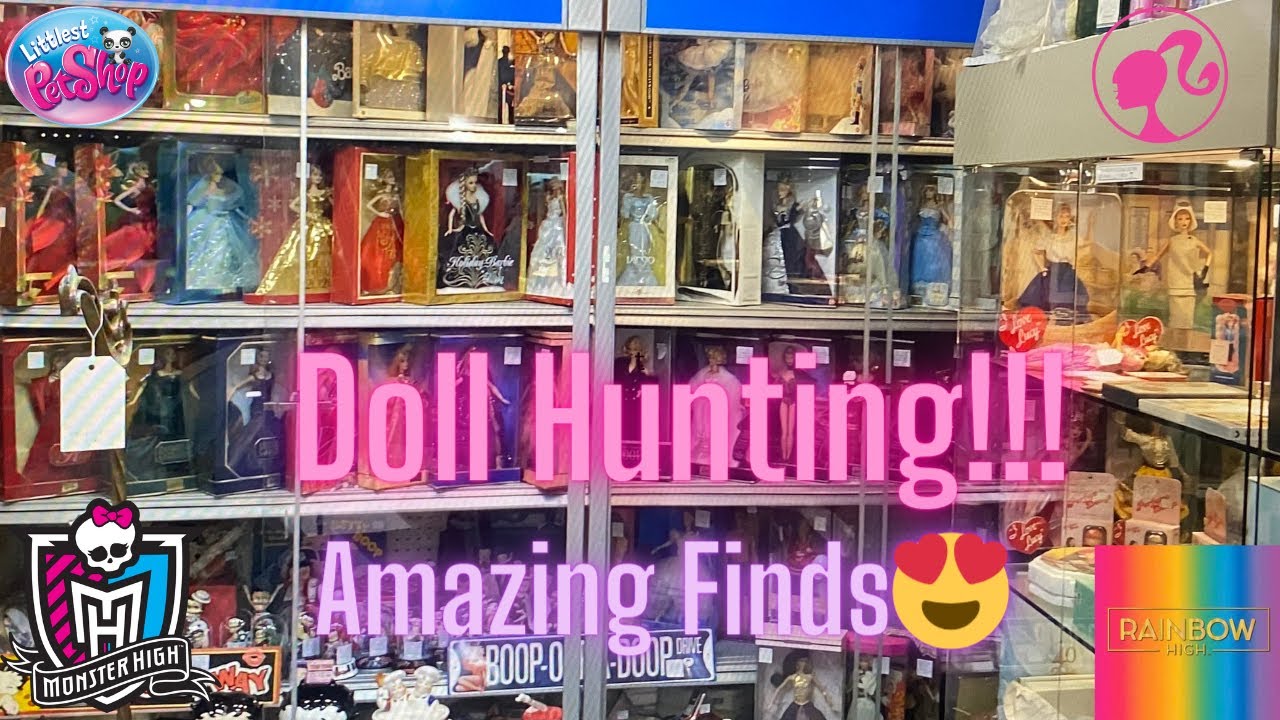 DOLL HUNTING AT THE FLEA MARKET!! | I FOUND MONSTER HIGH, BARBIE, RAINBOW HIGH, AND SO MUCH MORE!!💓