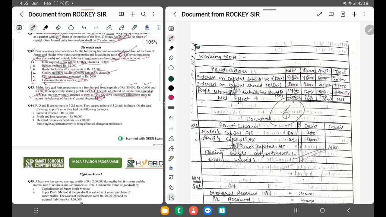 MEGA REVISION OF ACCOUNTS CLASS 12TH