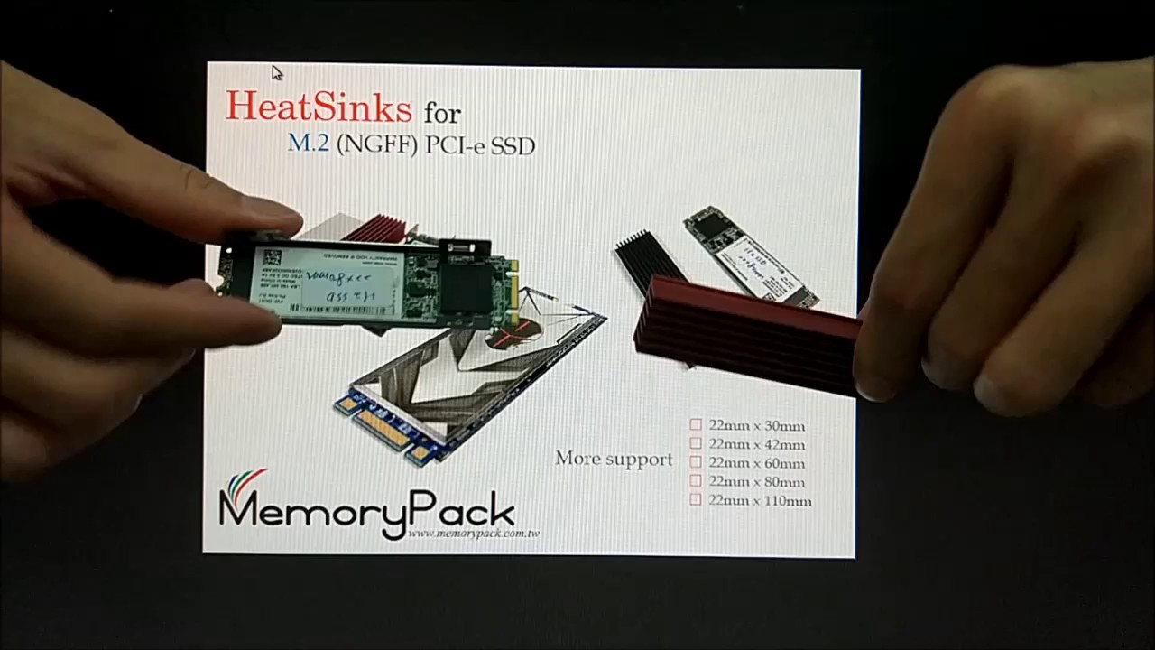 M.2 NGFF PCIe SSD 2242 2260 2280 spreaders heatsinks
