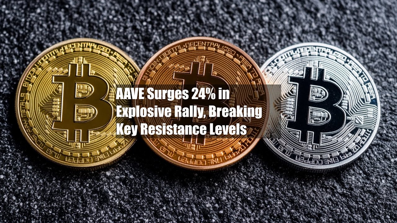 AAVE Surges 24% in Explosive Rally, Breaking Key Resistance Levels