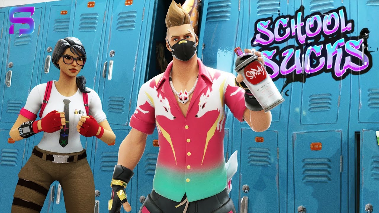 DRIFT GETS EXPELLED on the FIRST DAY OF SCHOOL .... ( Fortnite Film )