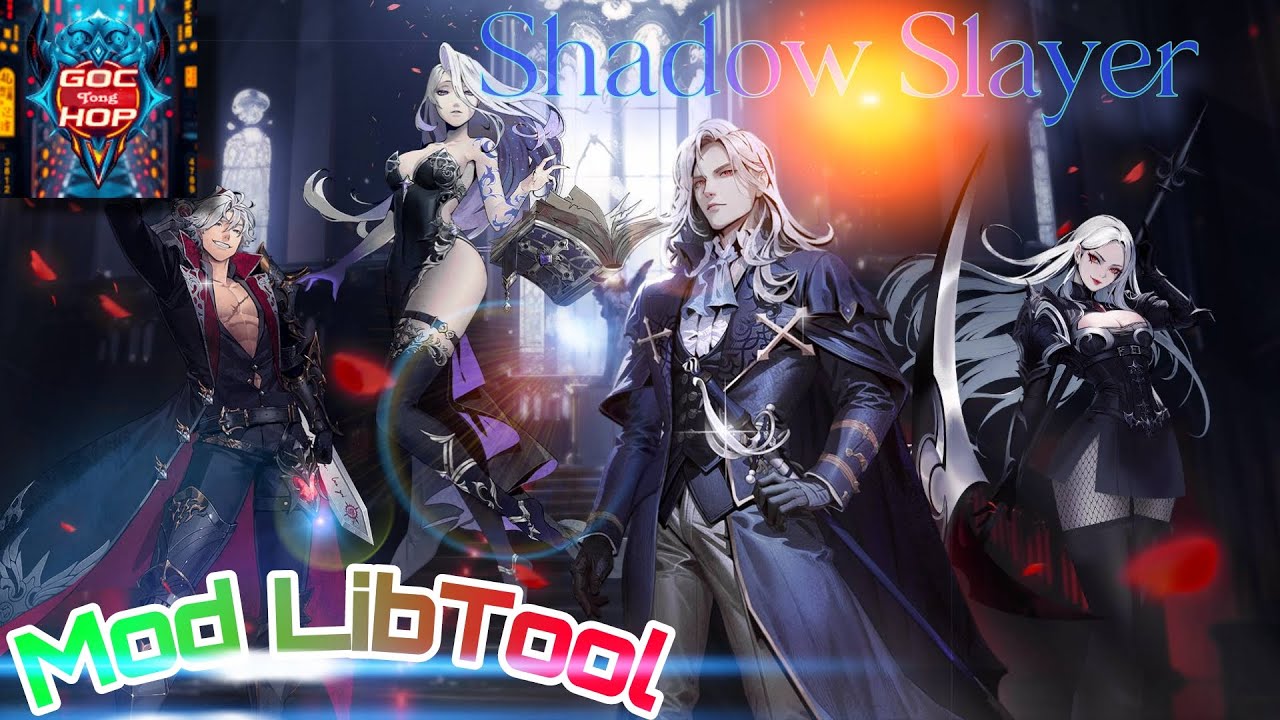 Shadow Slayer Mod LibTool hack chỉ số đánh onehit, bất tử, skill vô tận, mod free shop