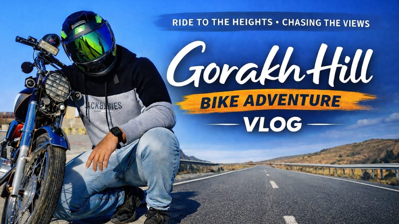 Karachi to gorakh hill on bike | My first vlog | T1- E2