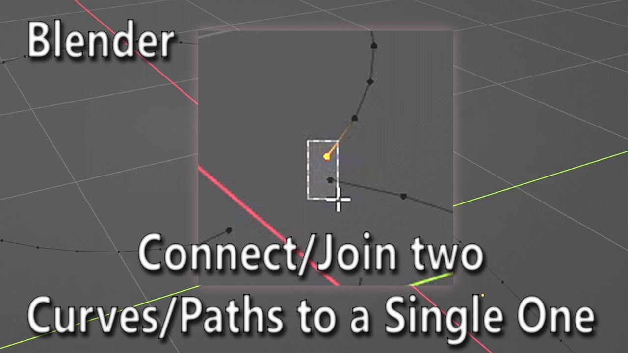 Blender Connect/Join two Curves/Paths together into a single one (troubleshooting)