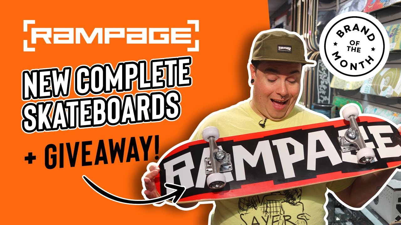 SKATEBOARD GIVEAWAY! RAMPAGE BRAND OF THE MONTH - SkateHut BOTM