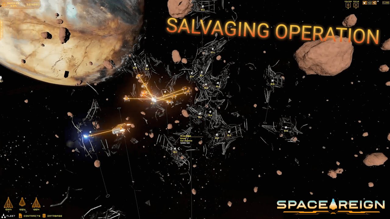 Space Reign - Salvaging operation