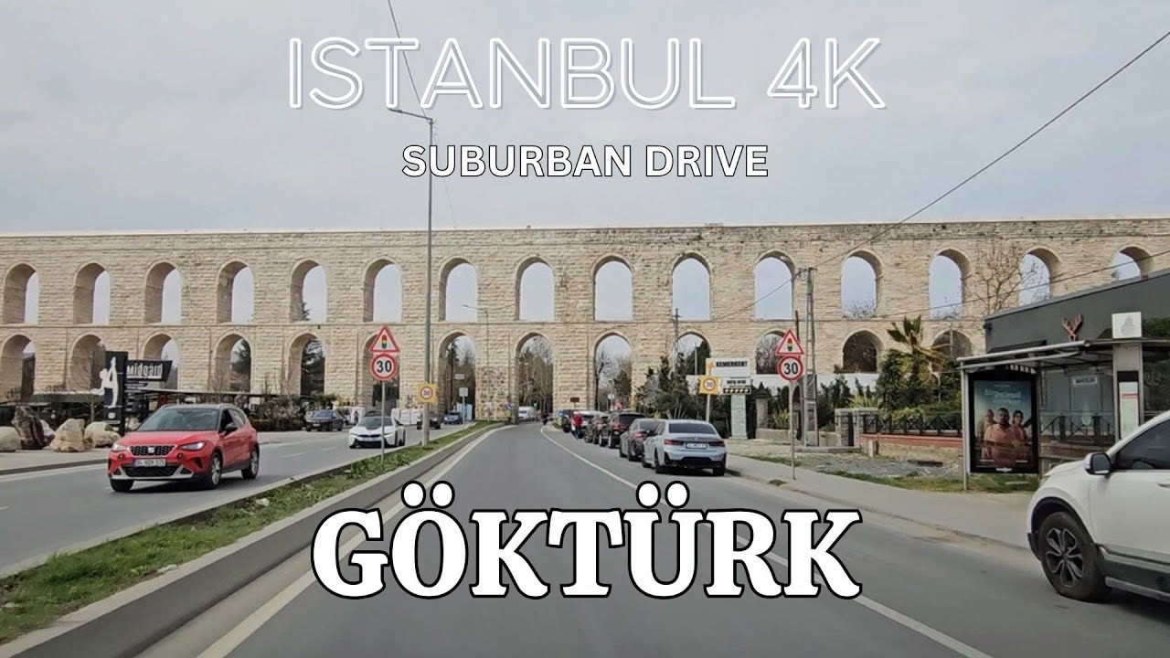 Istanbul 4K Drive | Göktürk | Kemerburgaz | Suburban Driving Tour | March 2025