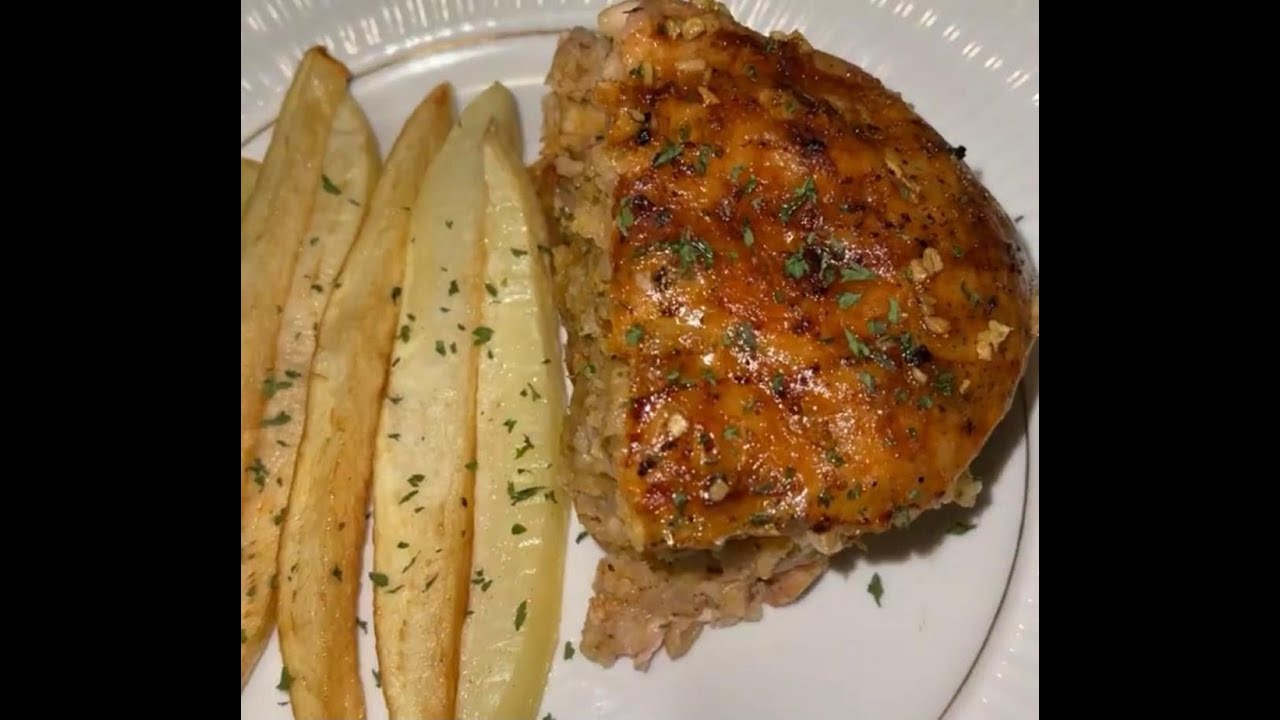 Seafood-Rice Stuffed Chicken