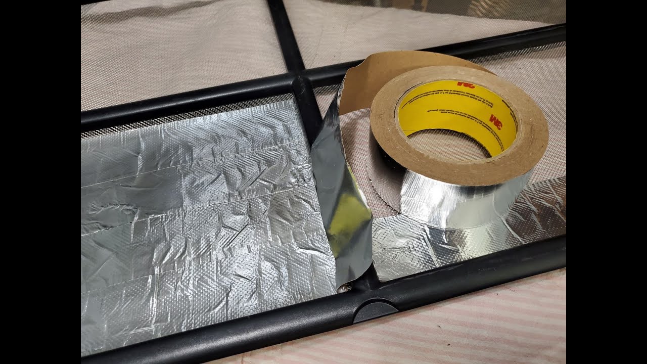 How to maintain temp & humidity w/ HVAC tape.