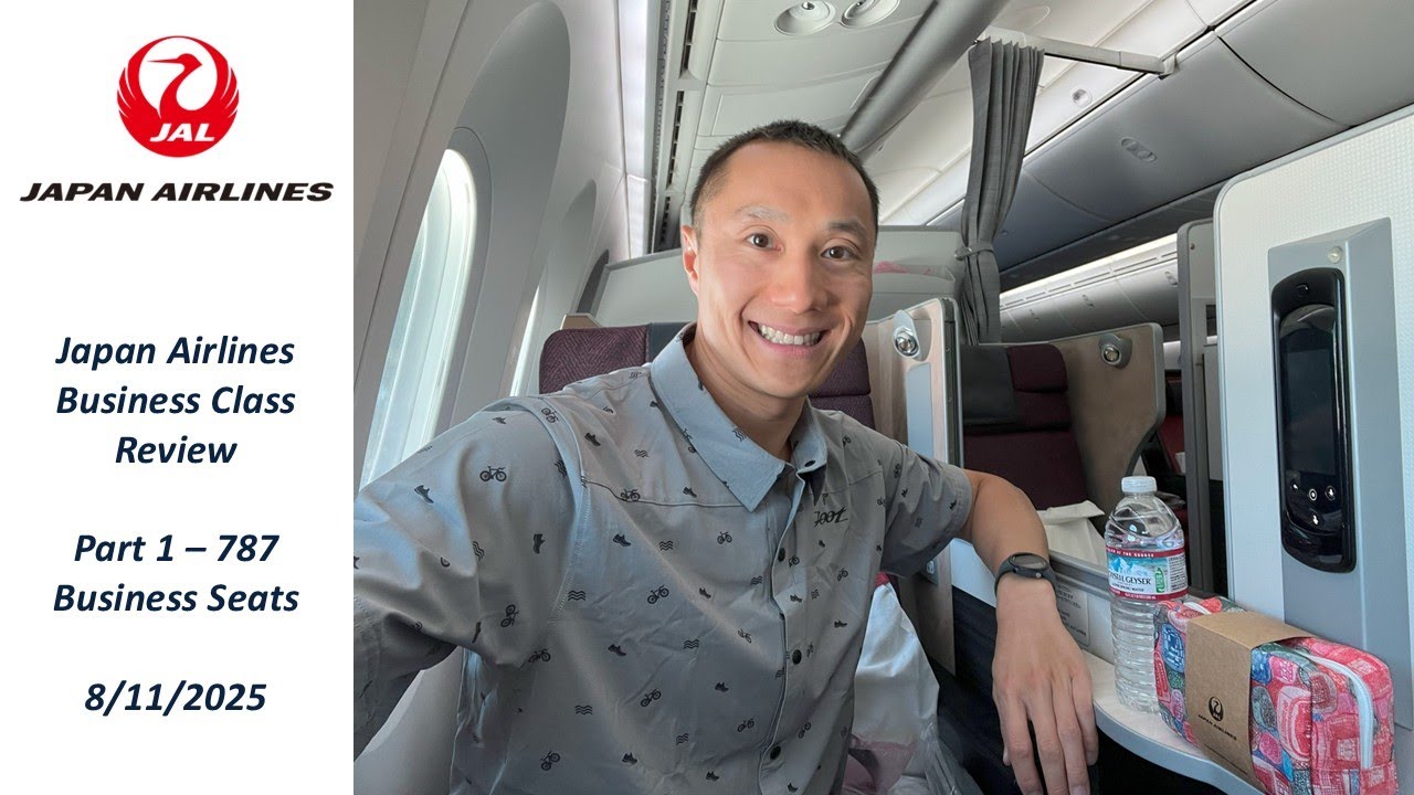Japan Airlines Business Class Review Part 1 - 787 Product - August 2025