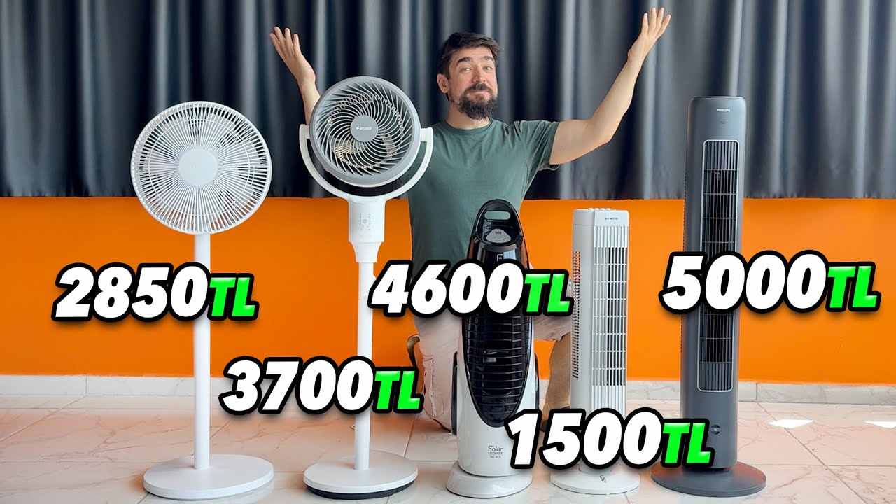 EN İYİ HANGİSİ SOĞUTUYOR? Vantilatör almadan İZLE!