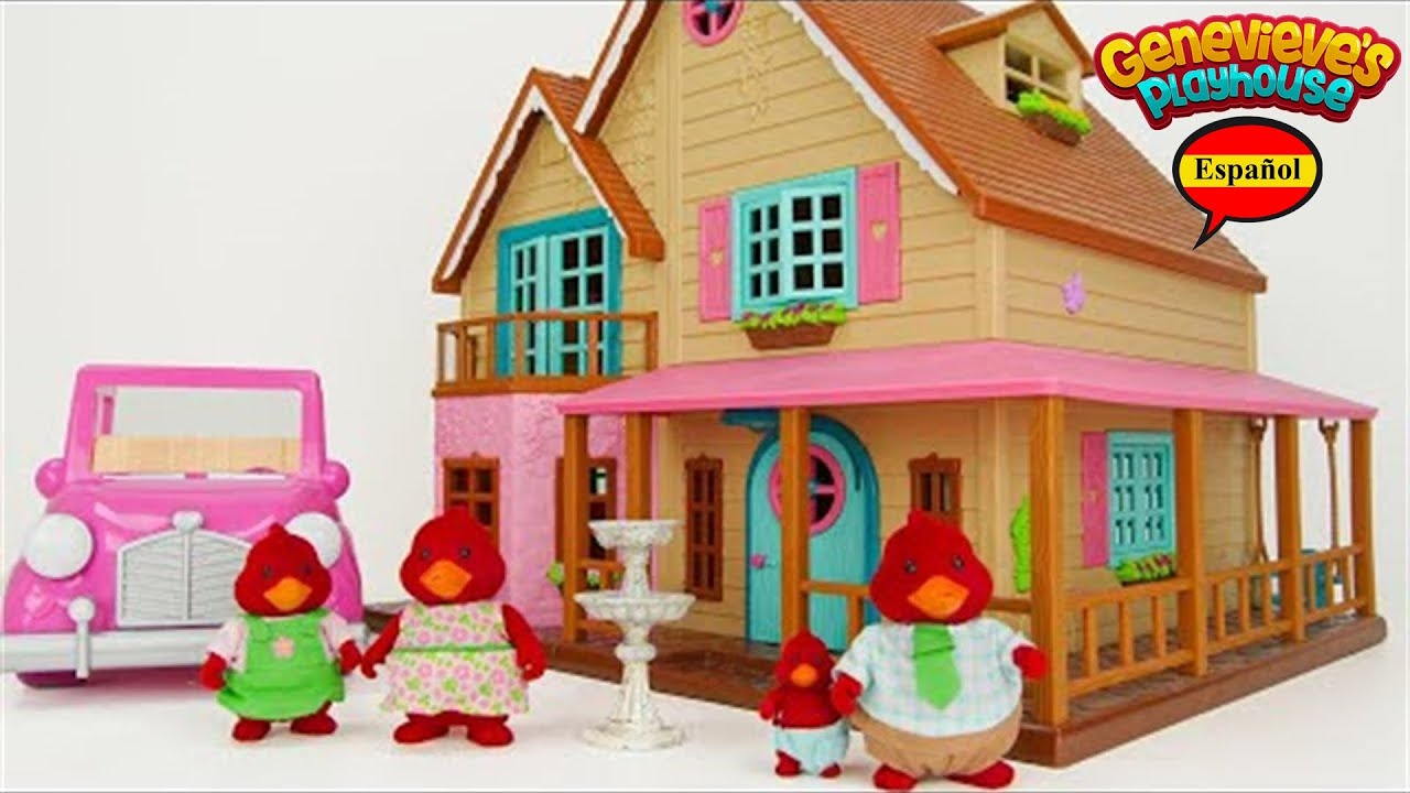 ¡Niños, aprendamos palabras comunes con Woodzeez Toy Dollhouse!