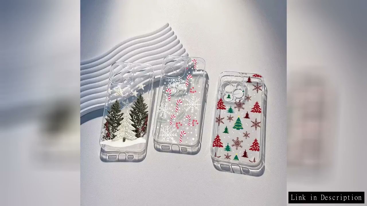 Snowflake Christmas Tree Phone Case For Samsung Galaxy S25 FE S24 S23 Ultra S22 S21 S20 Plus S23 S24