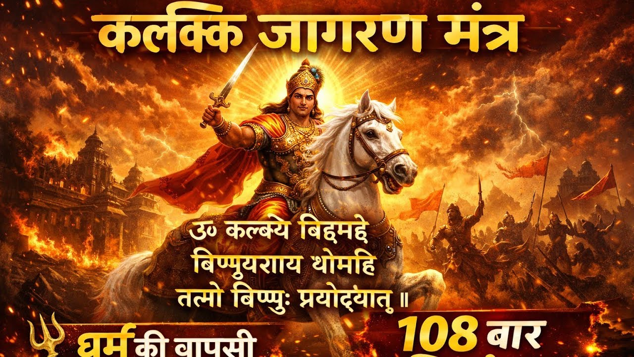 Kalki Gayatri Mantra 108 Times | Divine Powerful Chant | Dharma Awakening Mantra