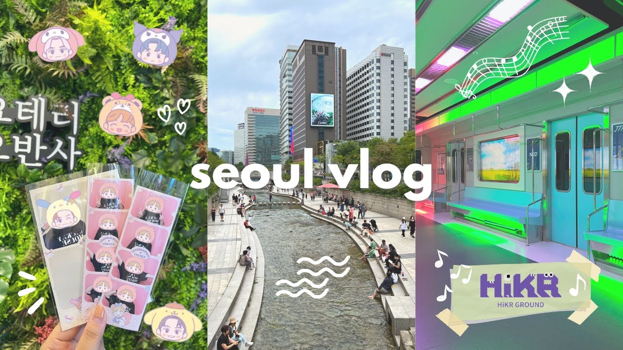 🇰🇷 seoul vlog | walking around myeongdong, hikr ground, nct photo booths