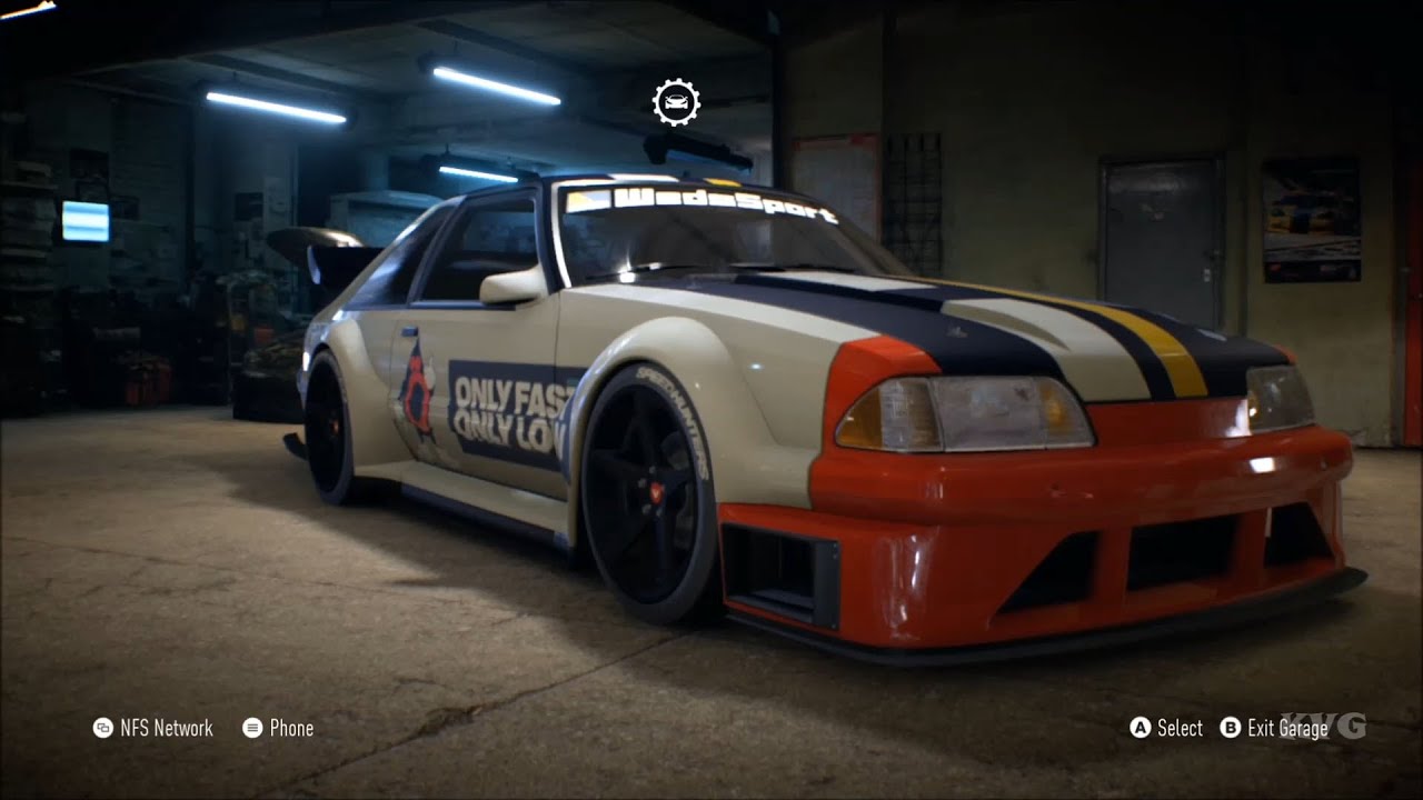 Need For Speed 2015 - Ford Mustang Foxbody 1990 - Customize Car | Tuning (XboxONE HD) [1080p]