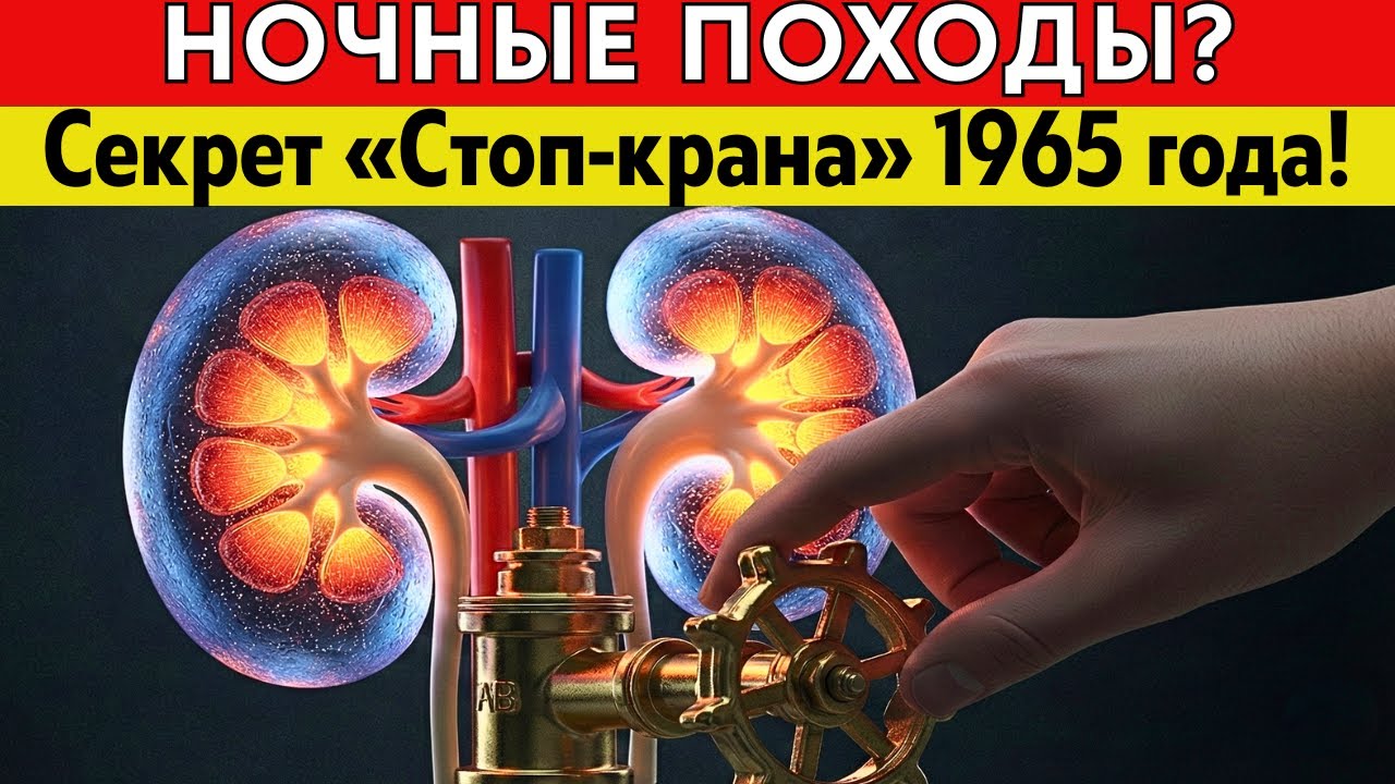 «СТОП-КРАН» ДЛЯ ПОЧЕК! Сделайте ЭТО в 21:00 — и проспите до 7 утра. Секрет 1965 года
