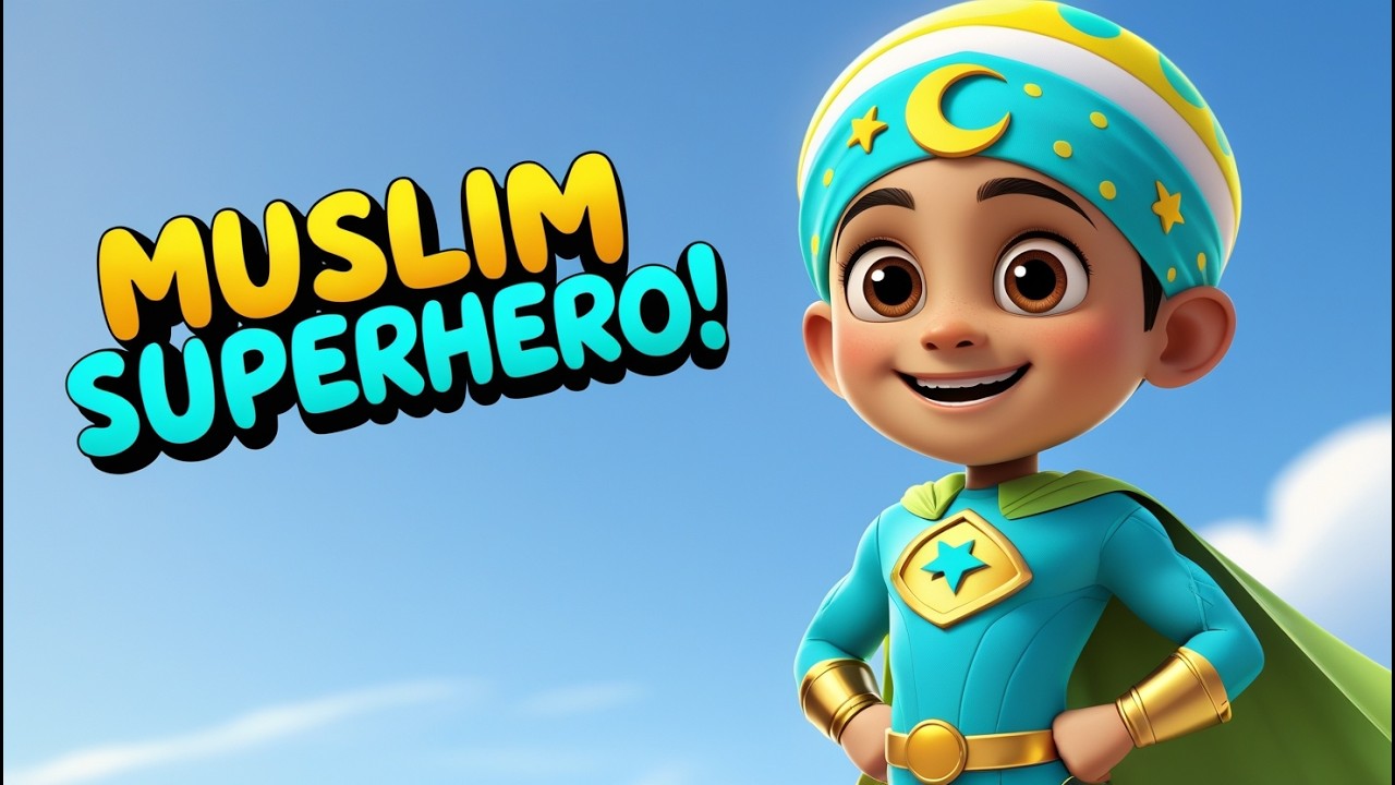 🌟 Muslim Superhero Nasheed for Kids | There Is No God But Allah (No music) 🌙