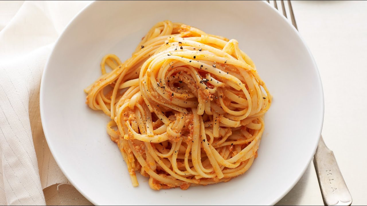 Linguine Recipe with a Creamy Pink Sauce