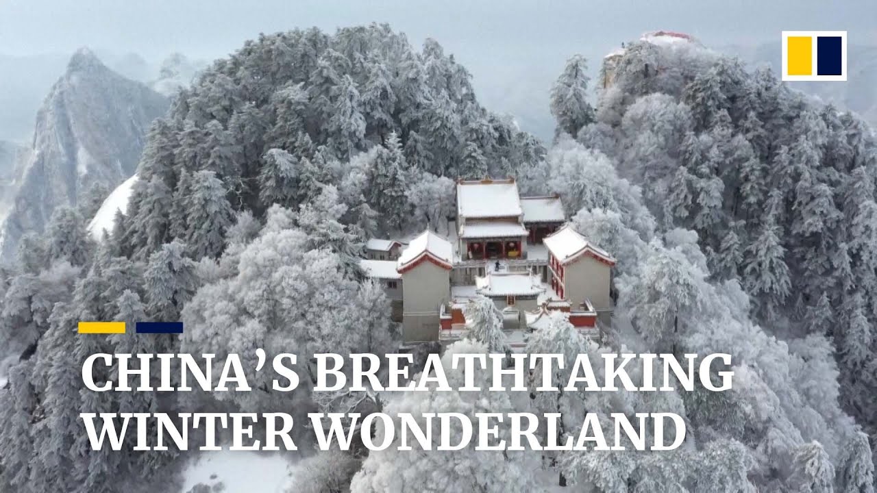 Breathtaking winter wonderland in China as country is blanketed in snow