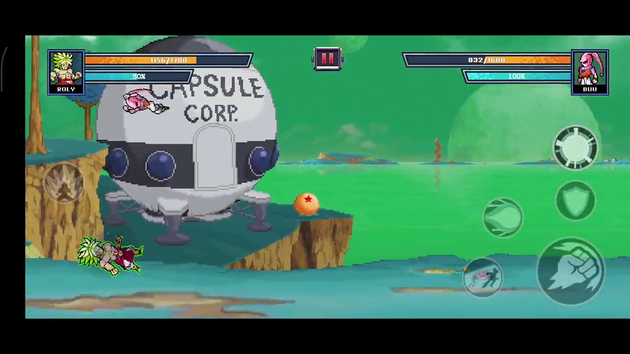 Broly vs Majin Boo evolução 