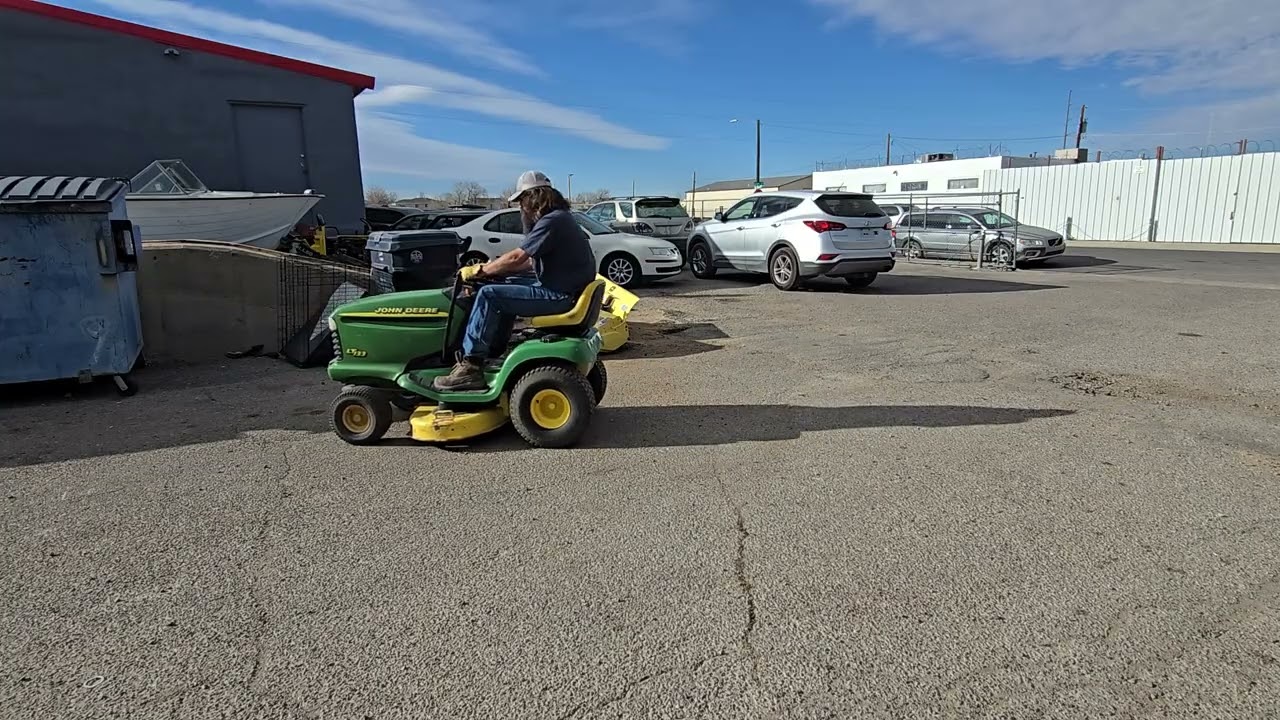 John Deere Riding Mower Engine, Drive, & Walk Around