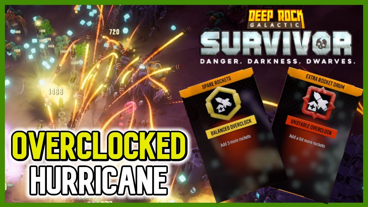 Overclocked Hurricane - An Endless Barrage of Rockets | Deep Rock Galactic: Survivors