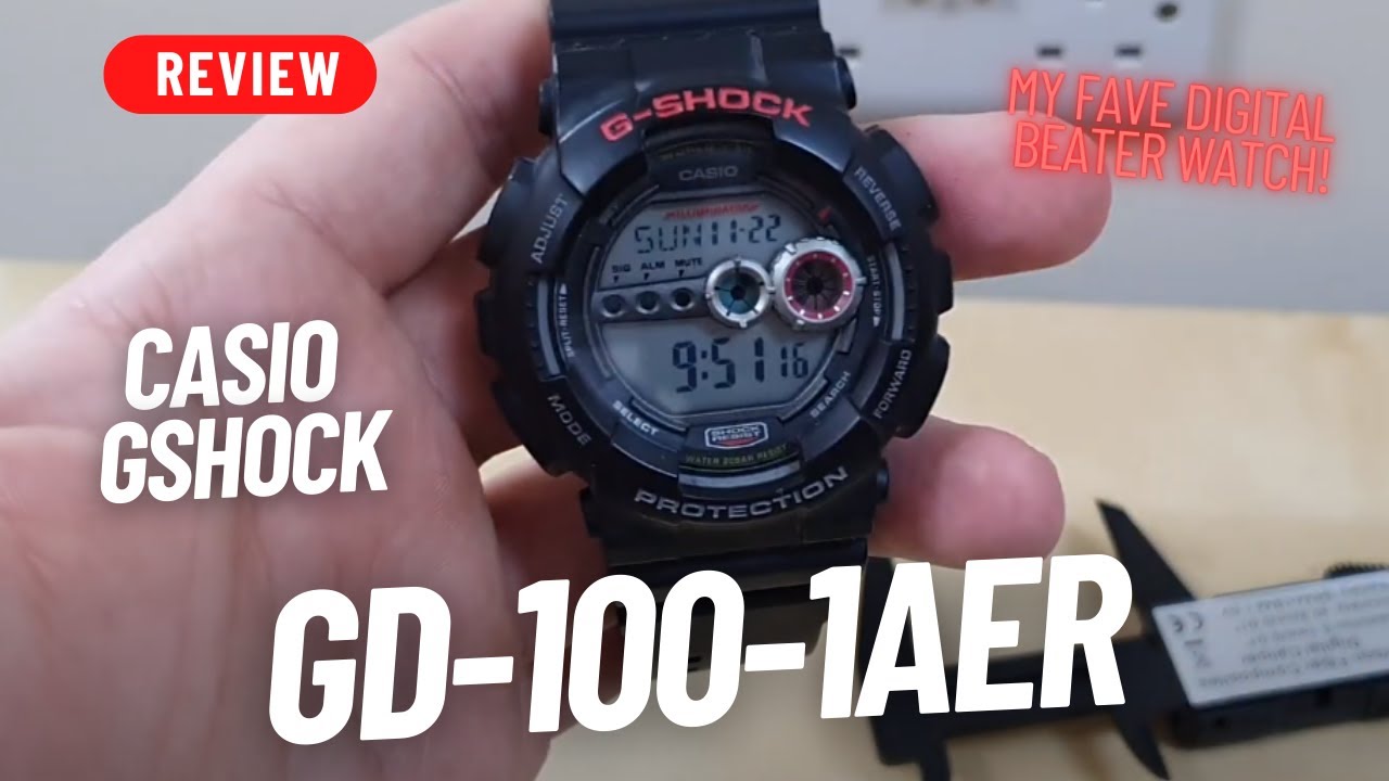 WATCH REVIEW: GSHOCK GD-100-1AER DIGITAL QUARTZ 200M WATCH