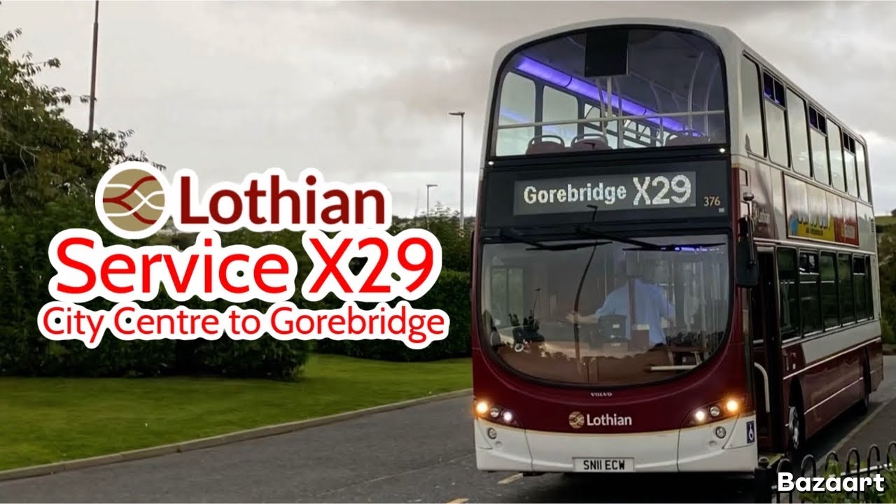 FRV | Lothian Buses Service X29 Princes Street - Gorebridge | Gemini 2 376 SN11 ECW (22/9/23)