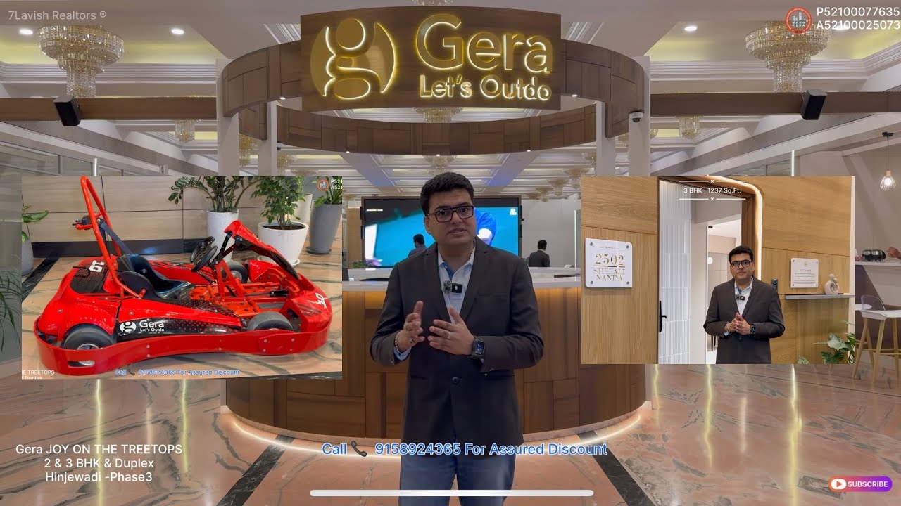Luxury 3 BHK in Hinjewadi Phase 3 | Gera Joy On The Treetops | Detailed Walkthrough