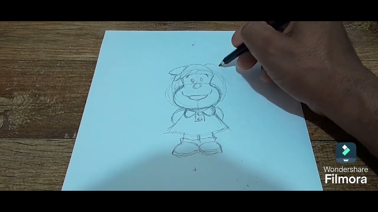 Desenhando a Mafalda #desenho #desenhar #Desenhando #mafalda #desenhosantigos #desenhosclássicos 