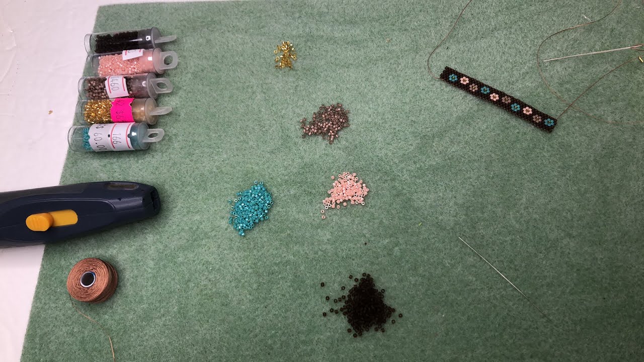 Jueves de tuto : Hoy Anillo o brazalete en Peyote