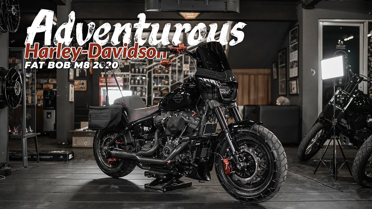 THE ADVENTUROUS HARLEY-DAVIDSON FAT BOB M8 BY GARASI 19 | THE VLOGS - #70